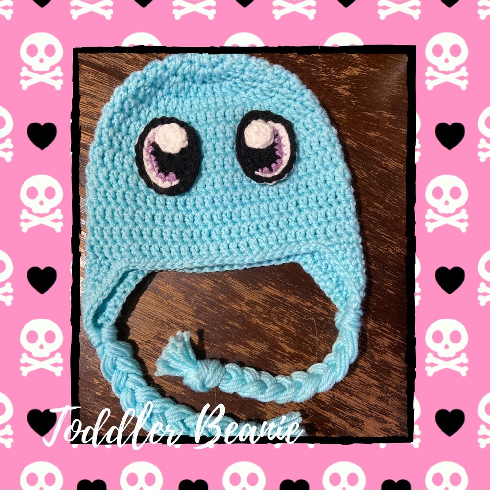 Cute Crocheted Kids Beanie 6-12 months